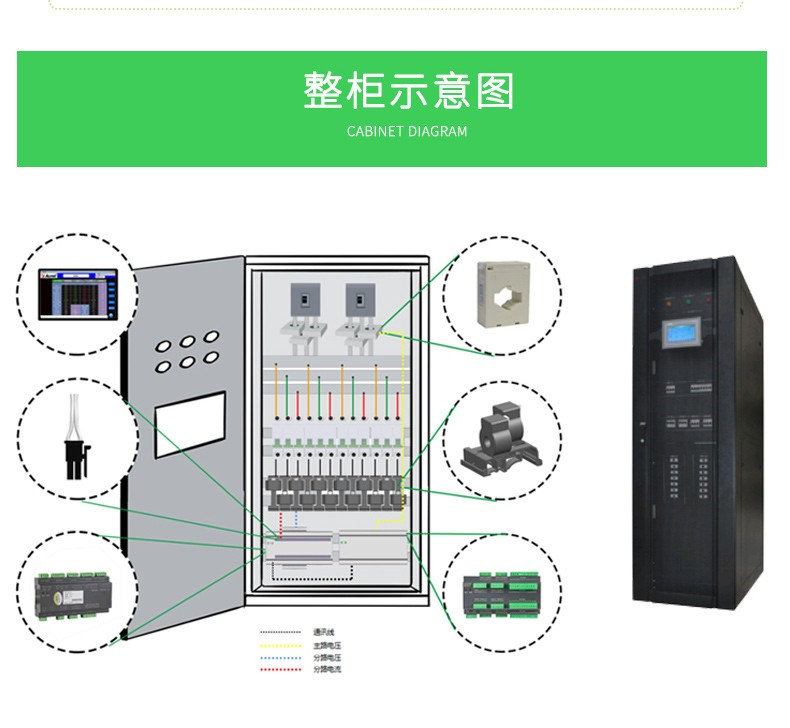 安科瑞精密配电监控装置AMC100-FDK30 直流双路30分路全电量监测